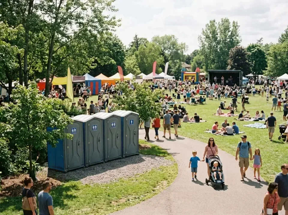 public-park-community-event-se-005 — recent job completion, Top-rated Dumpster and Porta Potty Rentals in Arlington